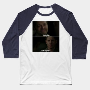 Superwho Destiel meme Baseball T-Shirt